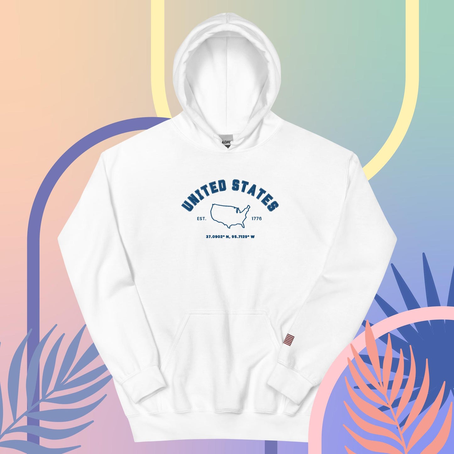 United States: College Style Hoodie